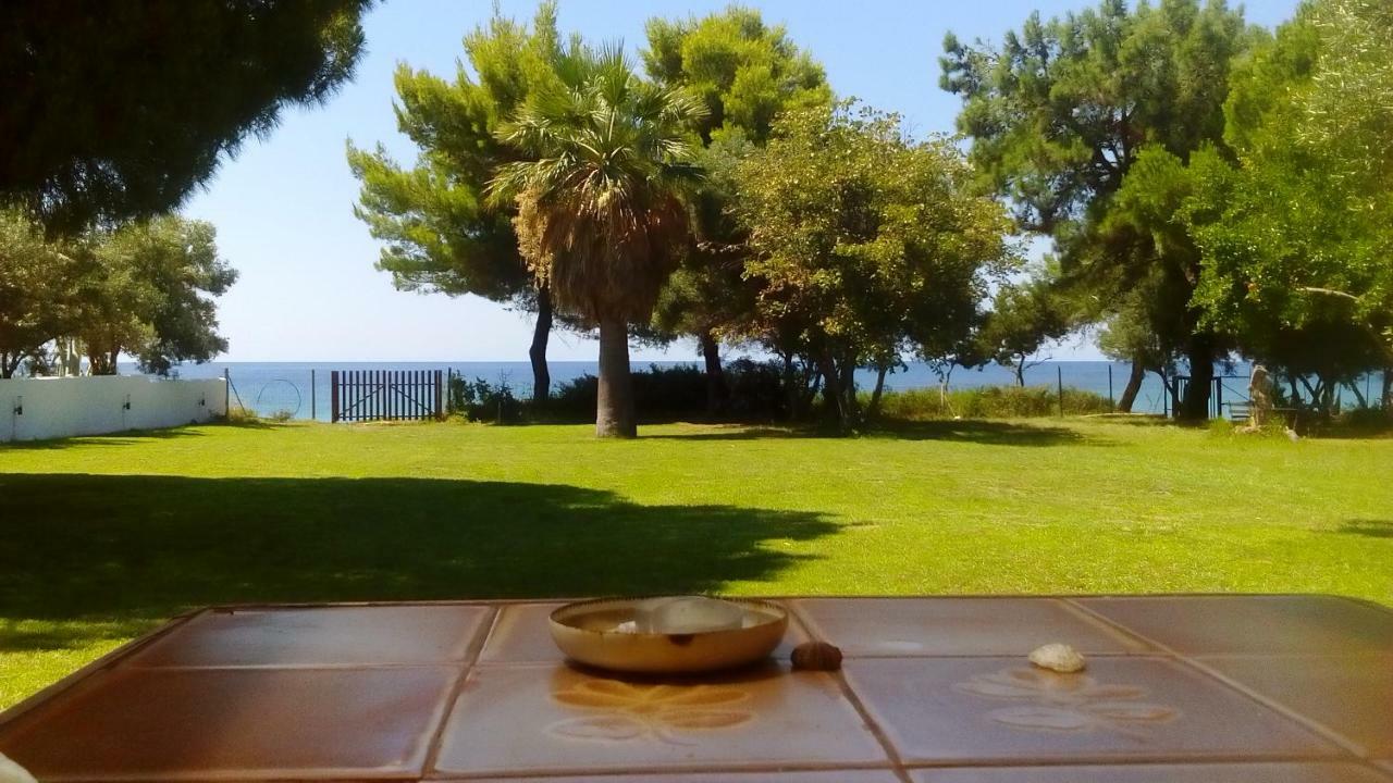 Seafront Villa Joan Nea Skioni Esterno foto
